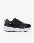 Women's Italia Sneaker Black Nylon And Microfiber