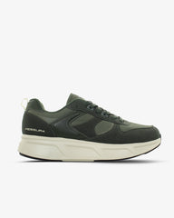 Men's Italia Walk 03 Sneaker Green Microfibre And Ripstop