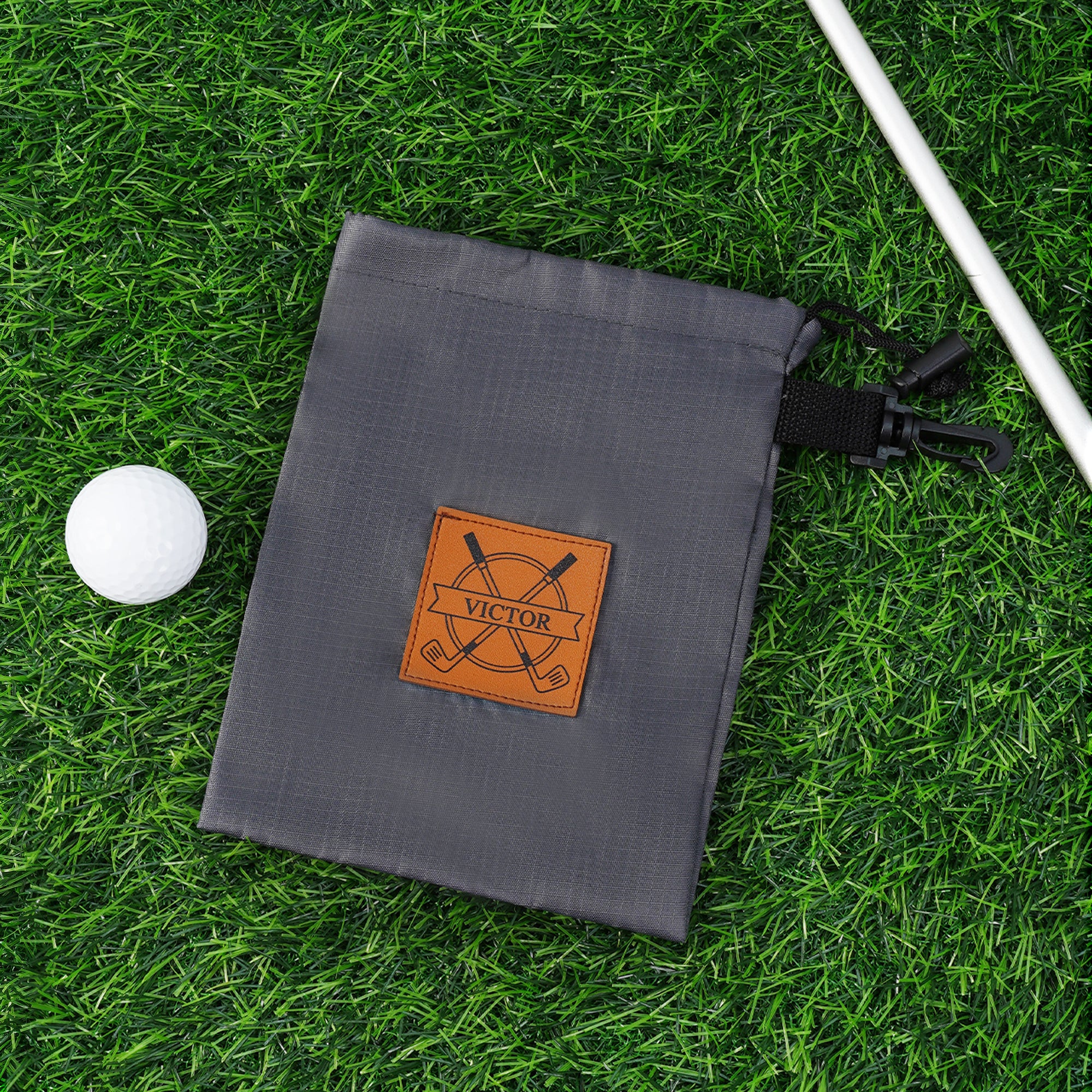 Funda personalizada para palos de golf con nombre e inicial Accesorios de golf Regalo de cumpleaños para los amantes del golf