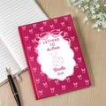 Libreta A5 personalizada con diseño de lazo con nombre y año Registro Bendiciones Fiesta de solteros Regalo de boda para novios