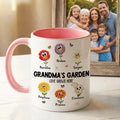 Taza de Cerámica Personalizada Flor de Nacimiento 11 oz 15 oz con Nombre y Título Bebida Diaria Regalo del Día de la Madre para Mamá Abuela