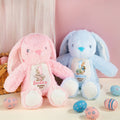Conejito de Pascua personalizado con nombre y año 1er regalo de Pascua para recién nacidos Bebés