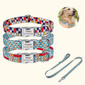 Collar de mascota personalizado con nombre y número para fiesta de mascotas Regalo de cumpleaños para dueños de mascotas