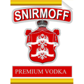 Snirmoff Vodka Single Self Adhesive Label - License and Royalty Free for Film Use By Prop Money Inc.