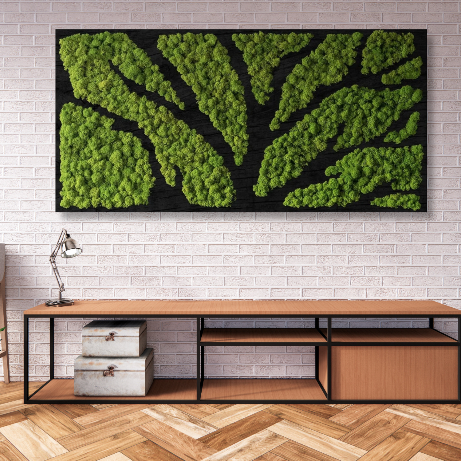ArtZ® Tree Of Life Moss Art - 40 inch by 80 inch (101x202cm)