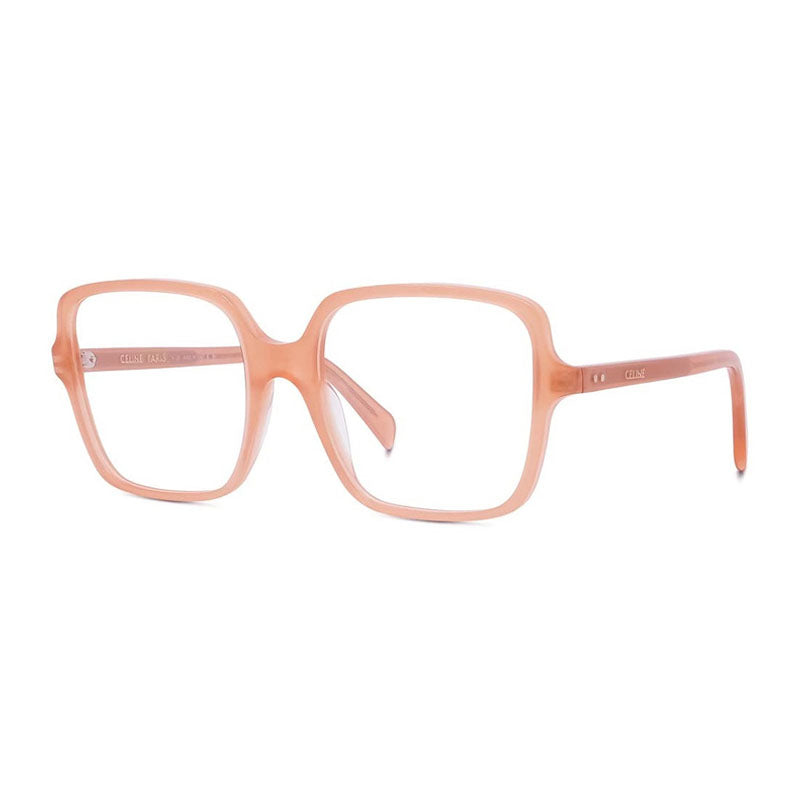 Celine Oversized Acetate Eyeglasses — Orange