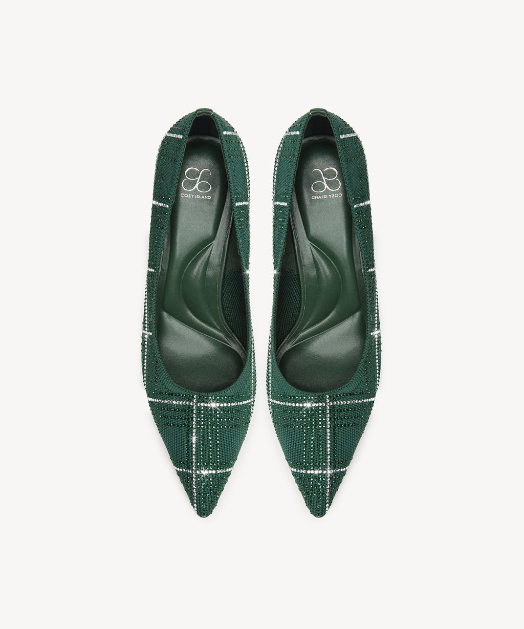 EternalPace Diamond Pointed Toe Heeled Pump