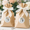 Etiquetas adhesivas personalizadas con el nombre y la fecha de la boda para novios recién casados