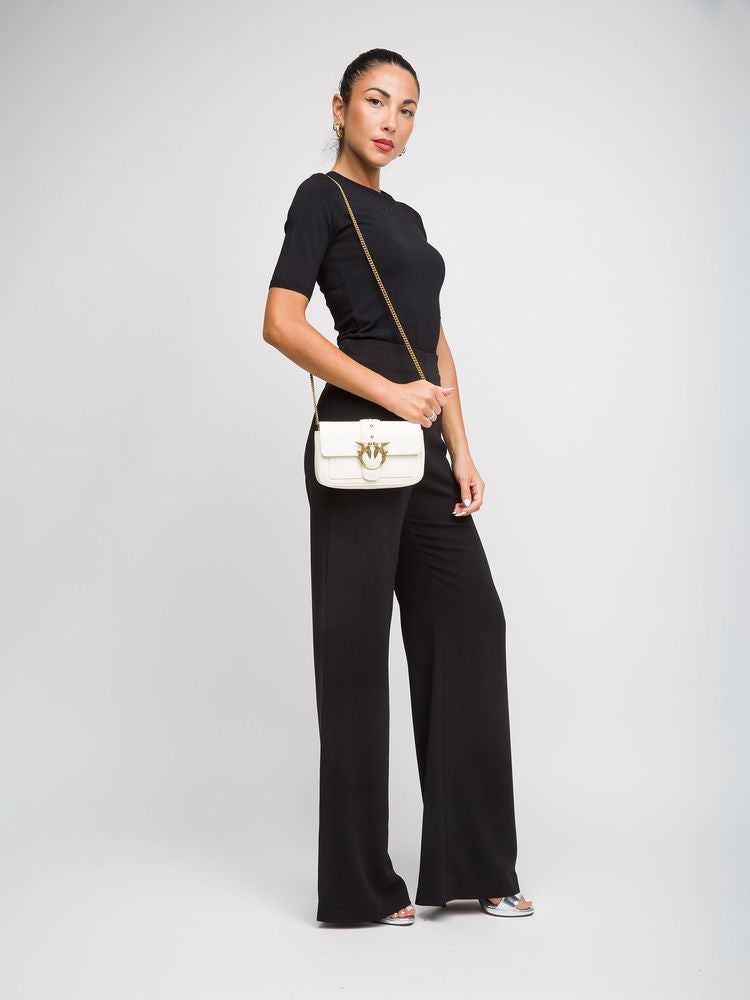 Bolso Cruzado Pinko Love One Pocket — Blanco