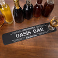 Alfombrilla de bar antideslizante vintage personalizada Accesorio de bar para el hogar Regalo de cumpleaños del Día del Padre para los amantes de la coctelería Hombres