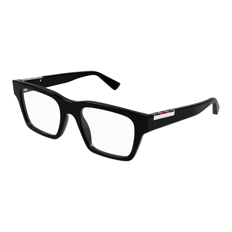 Gucci GG1889O005 Black Acetate Square Eyeglasses — Black