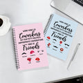 Personalizado Labios Barbas Espiral A5 Cuaderno con Nombre Planificador Diario Diario Cumpleaños Regalo para Colega Amigo