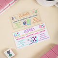 Lector de Línea Mahjong Personalizado con Nombre y Colorido Estampado Accesorio Mahjong Regalo de Cumpleaños para los Amantes del Mahjong
