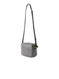 Coccinelle Printed Elaphe Calf Leather Shoulder Bag — Black