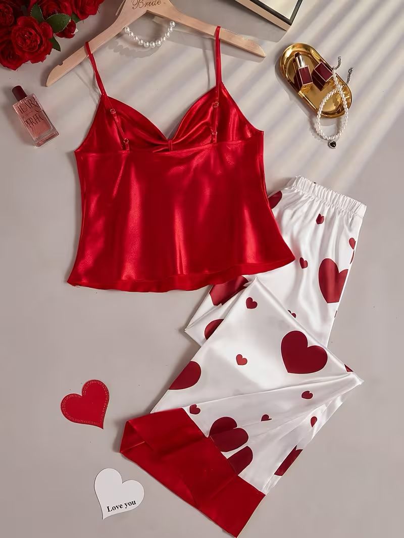 PIJAMA SATÉN 2 PIEZAS – VALENTINE 1