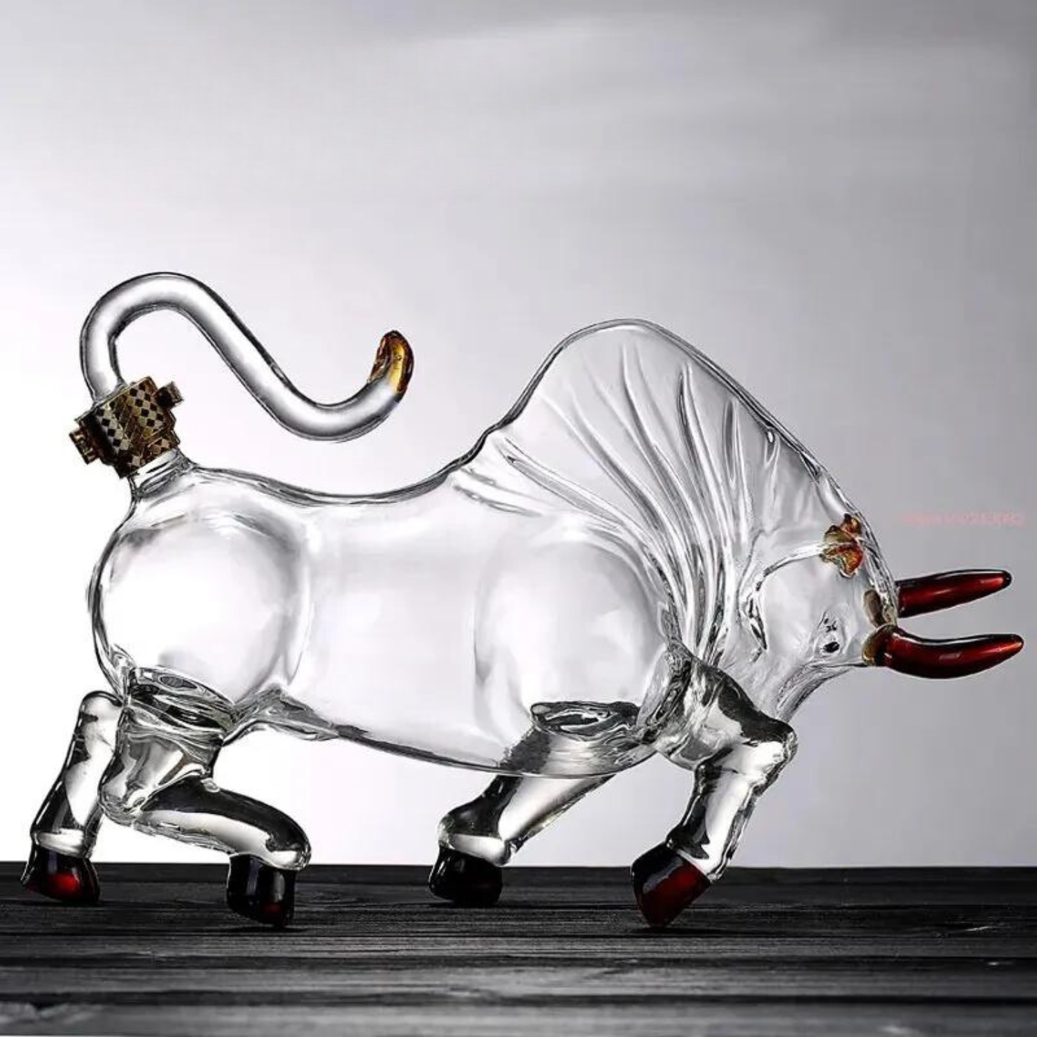 ArtZ® Bull Decanter - Head Down