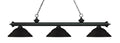 Z-Lite Riviera Matte Black with Stepped Shade