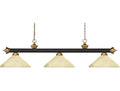 Z-Lite Riviera Angular Golden Mottle with Gold Accents