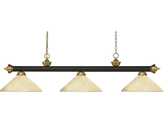 Z-Lite Riviera Angular Golden Mottle with Gold Accents