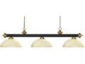 Z-Lite Riviera Domed Golden Mottle with Gold Accents