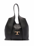 Tod'S T Timeless Shoulder Bag — Black