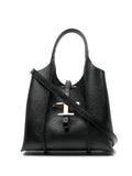 Tod'S T Timeless Mini Top Handle Bag — Black