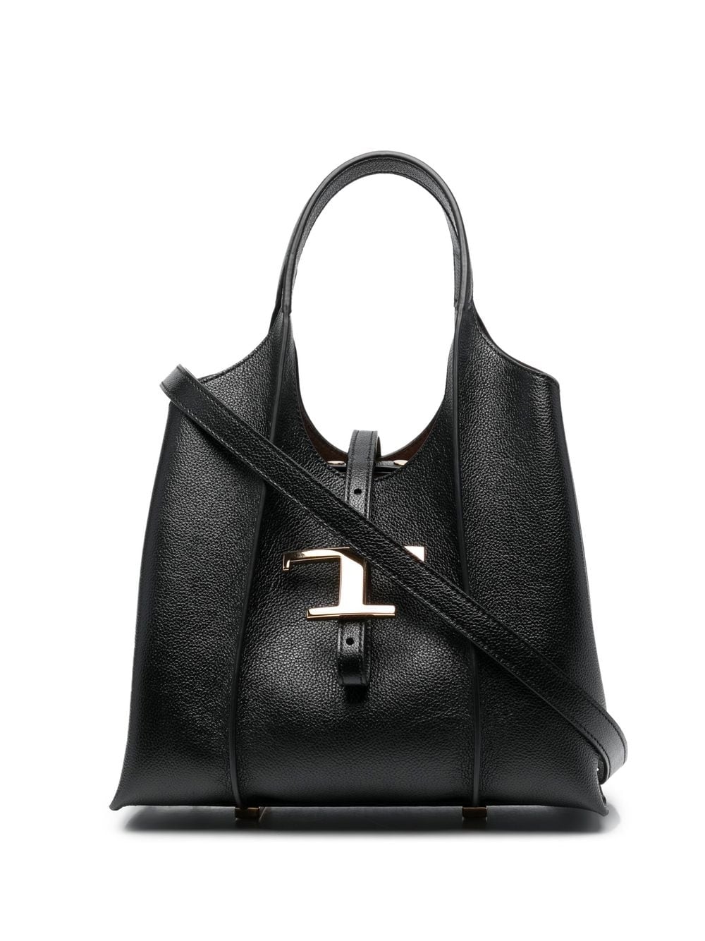 Tod'S T Timeless Mini Top Handle Bag — Black