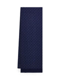 Ferragamo Gancini Wool Scarf — Navy