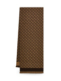 Ferragamo Gancini Jacquard Scarf — Beige