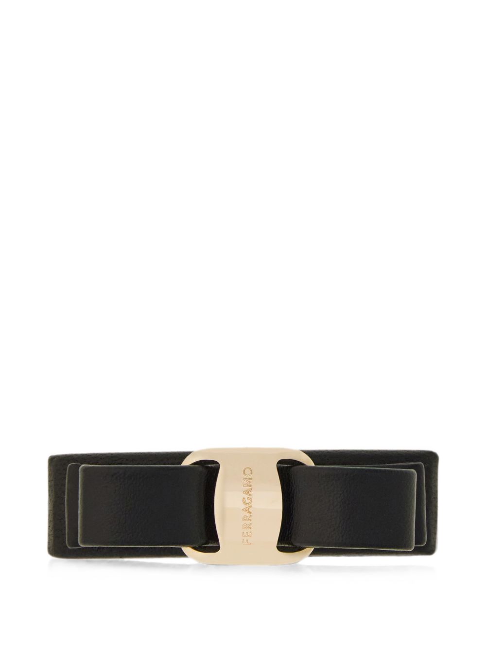 Ferragamo Vara Hair Clip — Black