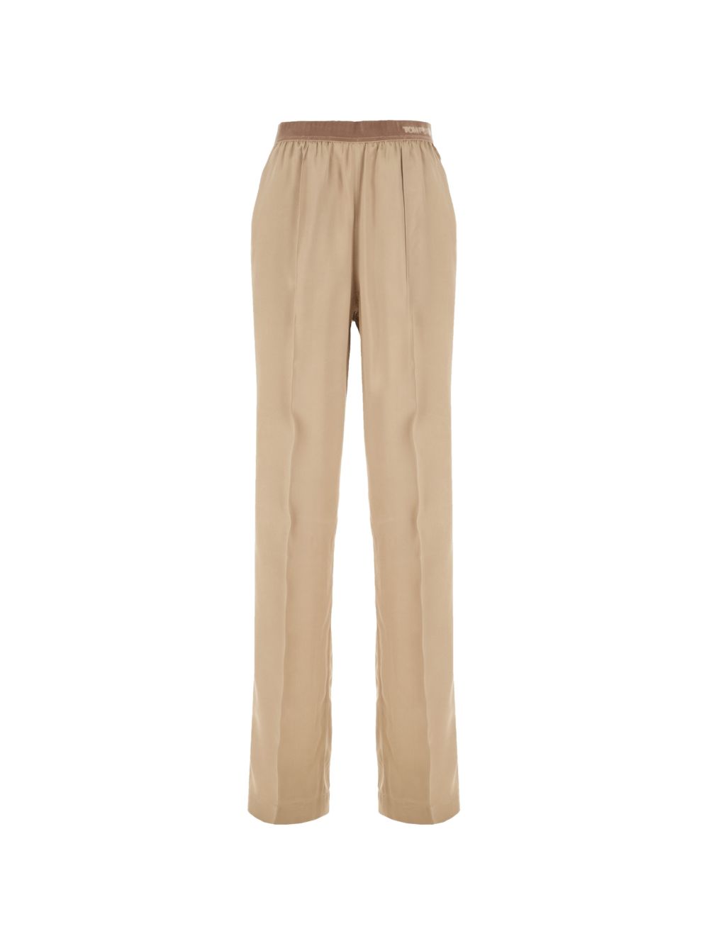 Tom Ford Silk Pajama Trousers — Taupe