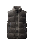 C.P. Company Padded Nylon Down Vest — Charcoal