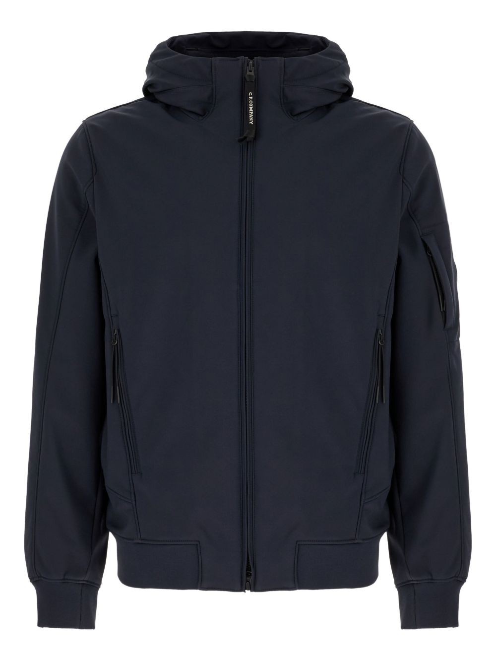 C.P. Company Nylon Hooded Jacket — black