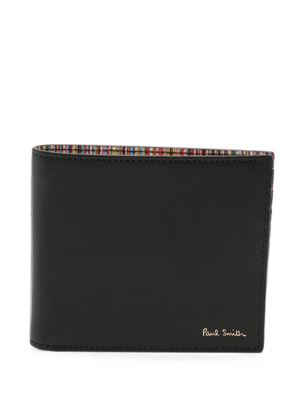Paul Smith Leather Bifold Wallet — Black