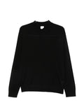 Paul Smith Wool Polo Shirt — Black