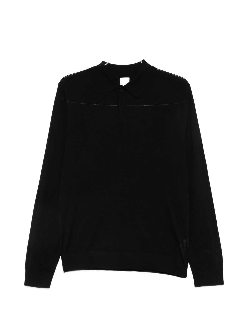Paul Smith Wool Polo Shirt — Black