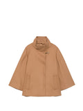 Fay Wool and Cashmere Cape — beige