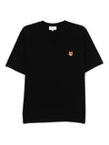 Maison Kitsuné Fox Head Patch T-Shirt — Black