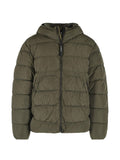 C.P. Company Quilted Down Down Jacket — Khaki