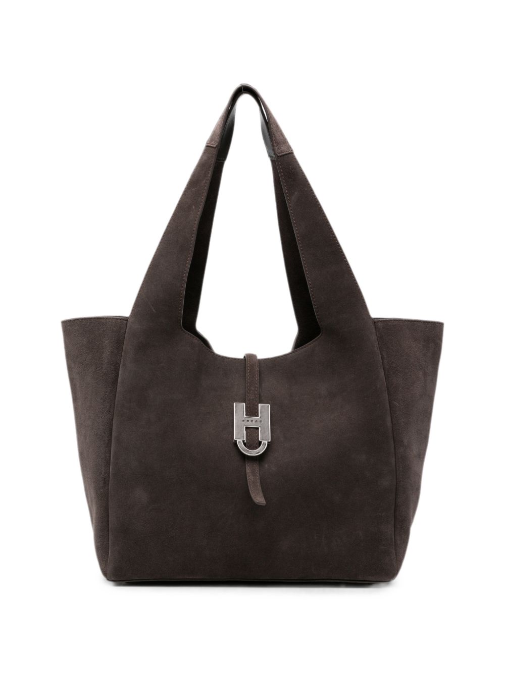 Hogan Trend Tote Bag — Brown