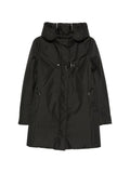 Fay Padded Parka Coat — Black