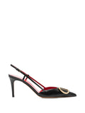 Valentino Garavani VLogo Signature Slingback Heel — Black