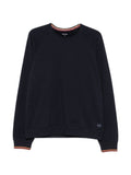 Paul Smith Artist Stripe Cotton Sweatshirt — Navy