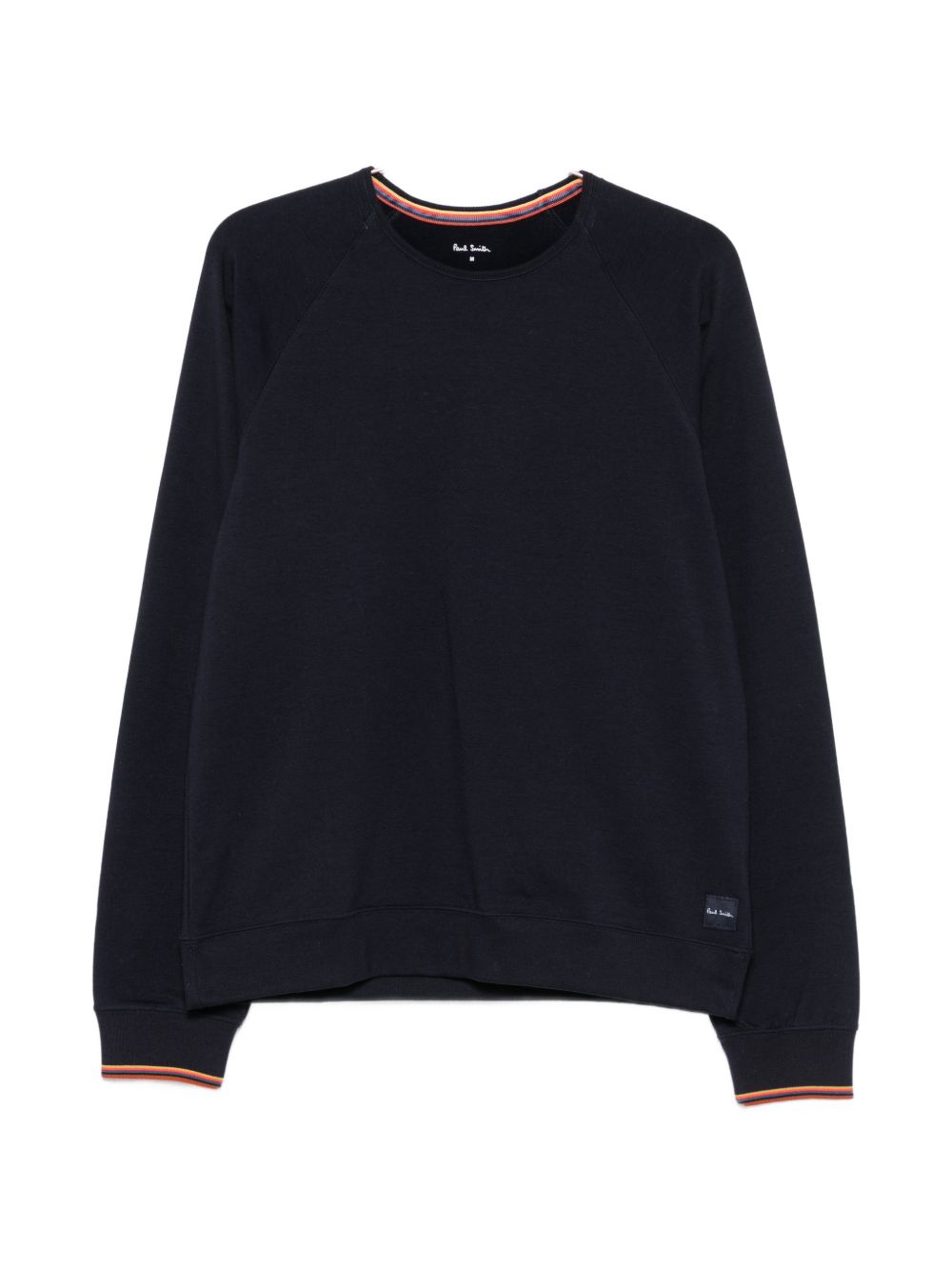 Paul Smith Artist Stripe Cotton Sweatshirt — Navy