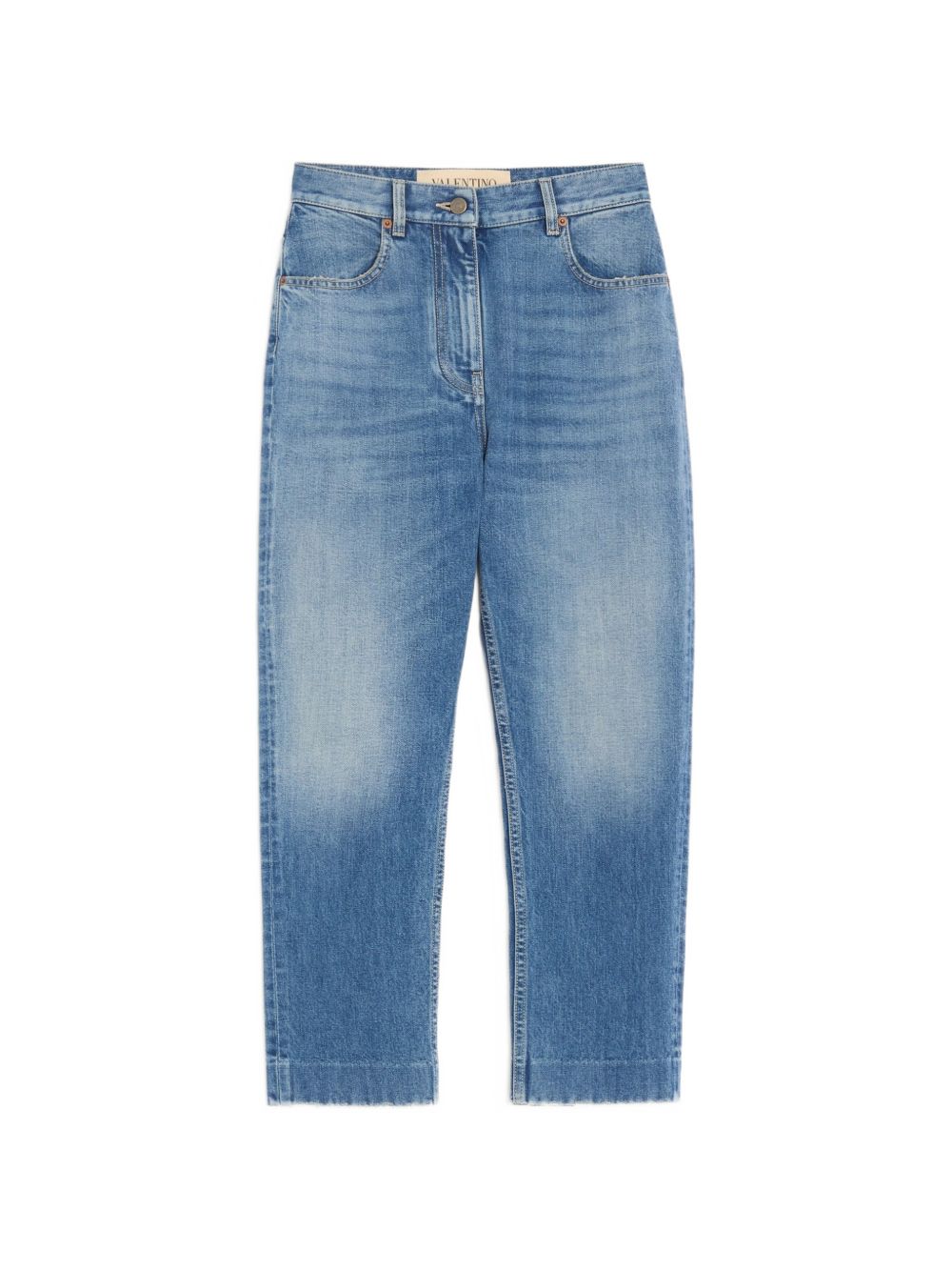 Valentino Cotton Denim Jeans — blue