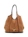 Tod'S T Timeless Tote Bag — Camel