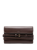 Moschino Tie Me Wallet — Brown