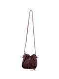 Forte Forte Pepita Bucket Bag — Burgundy