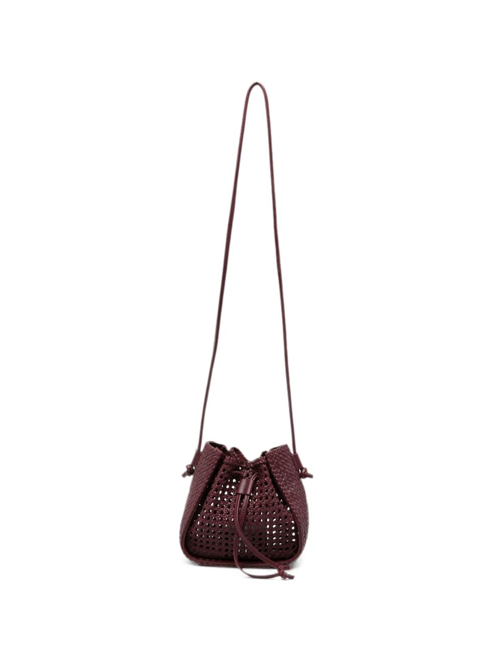 Forte Forte Pepita Bucket Bag — Burgundy
