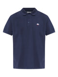 Etro Logo-Embroidered Cotton Polo — Navy